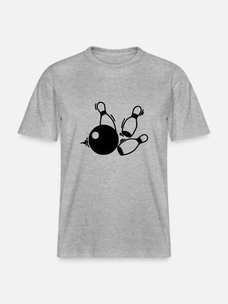 kegel team -  RELAXED FIT Unisex Organic T-Shirt - Grau meliert