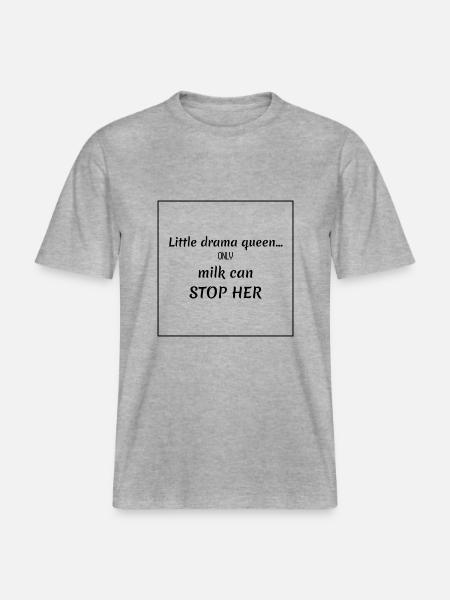 Funny sayings -  RELAXED FIT Unisex Organic T-Shirt - heather grey