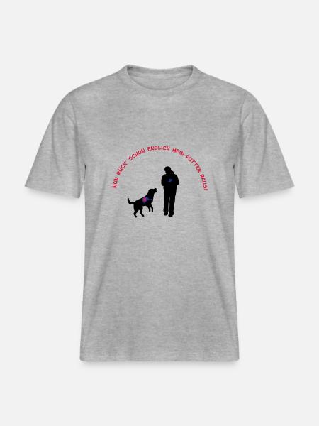 Rescue Dog -  RELAXED FIT Unisex Organic T-Shirt - heather grey