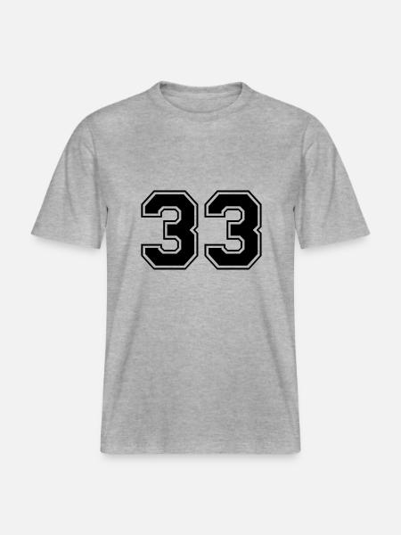 33 - RELAXED FIT Unisex Organic T-Shirt - heather grey