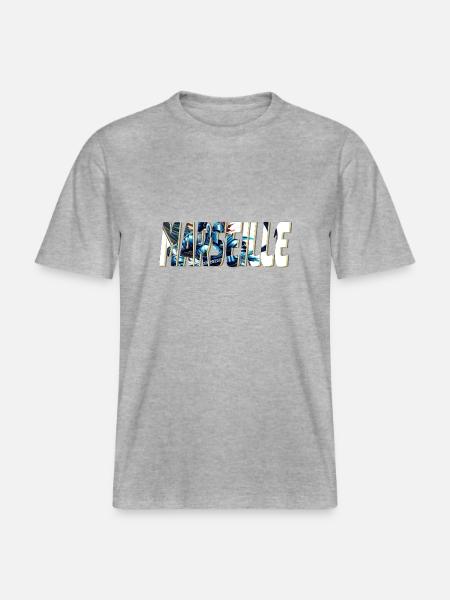 Marseille stylized comic book design - RELAXED FIT Unisex Organic T-Shirt - heather grey