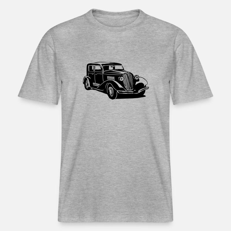 Oldtimer -  T-shirt unisexe RELAXED FIT en coton bio - gris chiné