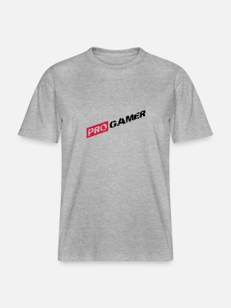 eSport Pro Gamer -  RELAXED FIT Unisex Organic T-Shirt - heather grey