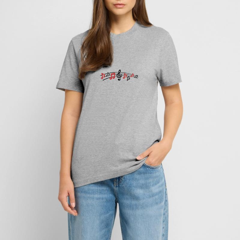 Noder  Økologisk unisex T-shirt RELAXED FIT