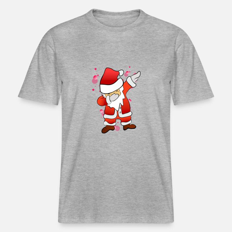 Dabbing Nicholas -  T-shirt unisexe RELAXED FIT en coton bio - gris chiné