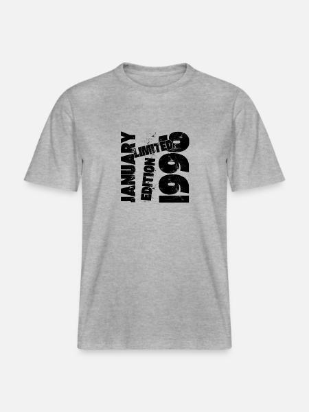 JANVIER 1996 LIMITED EDITION - T-shirt unisexe RELAXED FIT en coton bio - gris chiné