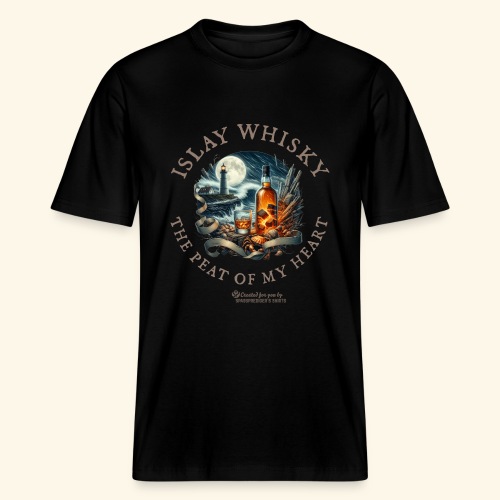 Islay Whisky Peat Of My Heart - Stanley/Stella Relaxed Fit Unisex Bio-T-Shirt Sparker 2.0