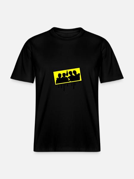 Bachelor Party Team -  RELAXED FIT Unisex Organic T-Shirt - black