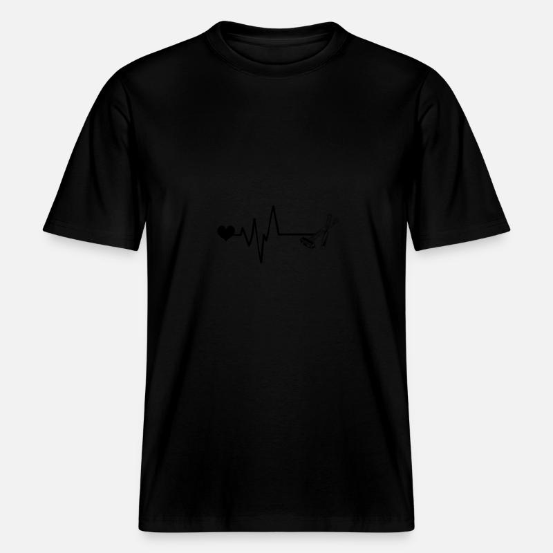 Marteau Outil Pulse Love - T-shirt unisexe RELAXED FIT en coton bio - noir