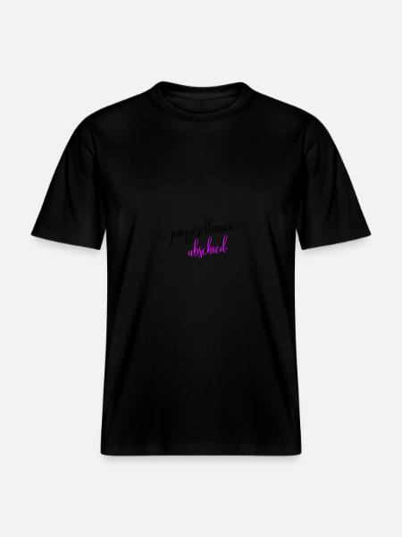 Hen Party Saying - RELAXED FIT Unisex Organic T-Shirt - black