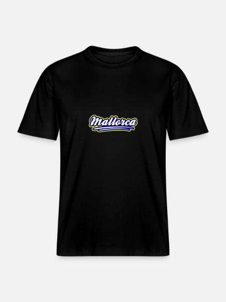 Mallorca Stylish - RELAXED FIT Unisex Organic T-Shirt - black