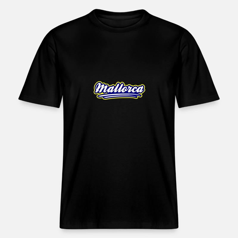 Mallorca Stylisch -  RELAXED FIT Unisex Organic T-Shirt - Schwarz