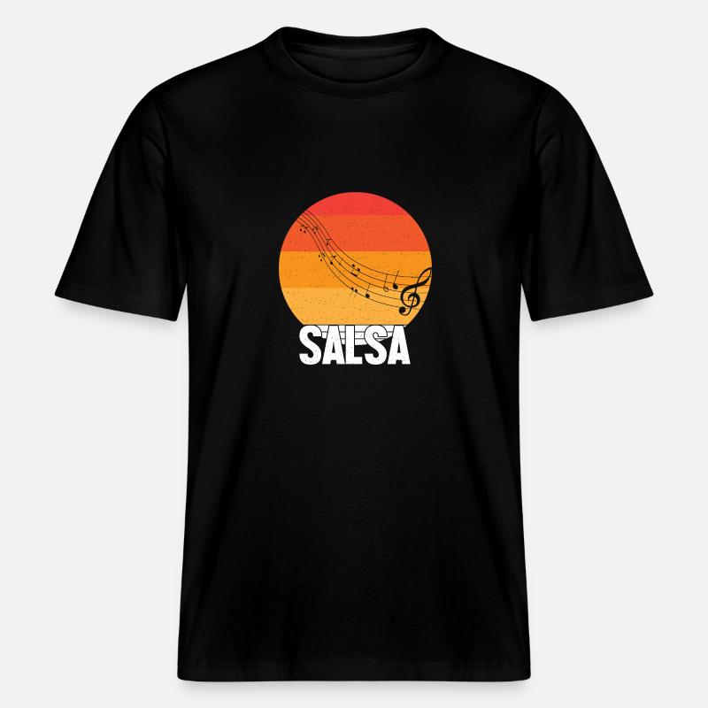 Danseuse de salsa Danseuse -  T-shirt unisexe RELAXED FIT en coton bio - noir