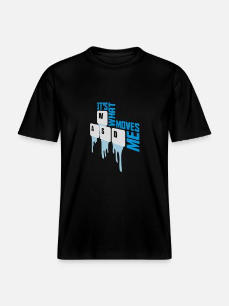 its what moves me -  RELAXED FIT Unisex Organic T-Shirt - black