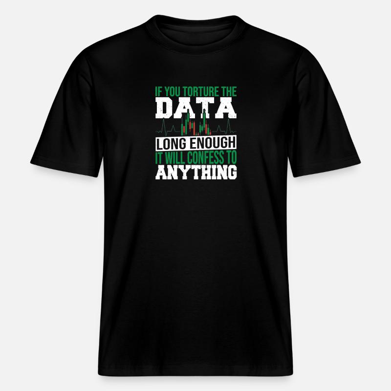 Datenanalyse Datenintegration Datenwissenschaft -  RELAXED FIT Unisex Organic T-Shirt - Schwarz