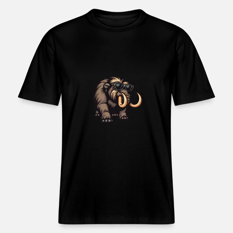 Mammut Bande dessinée cool -  T-shirt unisexe RELAXED FIT en coton bio - noir