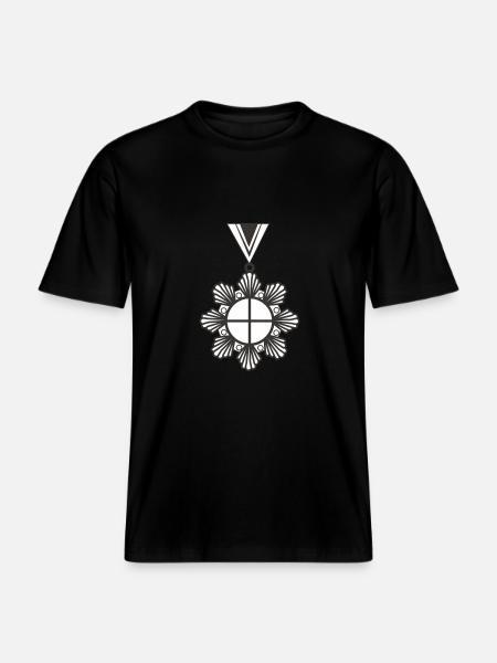 orden - RELAXED FIT Unisex Organic T-Shirt - Schwarz