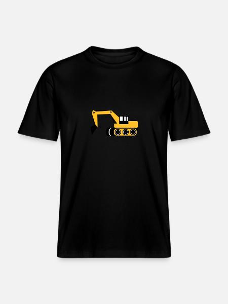 Digger -  RELAXED FIT Unisex Organic T-Shirt - black