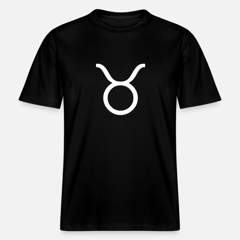Taurus stier -  RELAXED FIT Unisex Organic T-Shirt - Schwarz