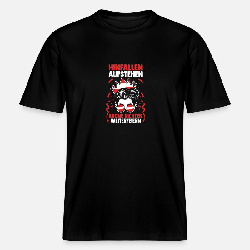 Costume de carnaval Carnaval -  T-shirt unisexe RELAXED FIT en coton bio - noir