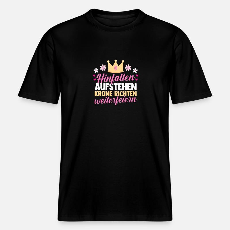 Costume de carnaval Carnaval -  T-shirt unisexe RELAXED FIT en coton bio - noir