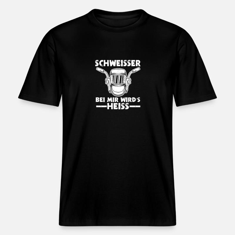 Soudage Soudeurs Soudeurs - T-shirt unisexe RELAXED FIT en coton bio - noir