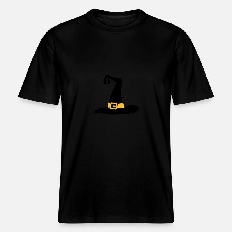 Hut -  RELAXED FIT Unisex Organic T-Shirt - Schwarz