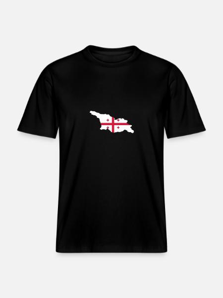 Georgia -  RELAXED FIT Unisex Organic T-Shirt - black