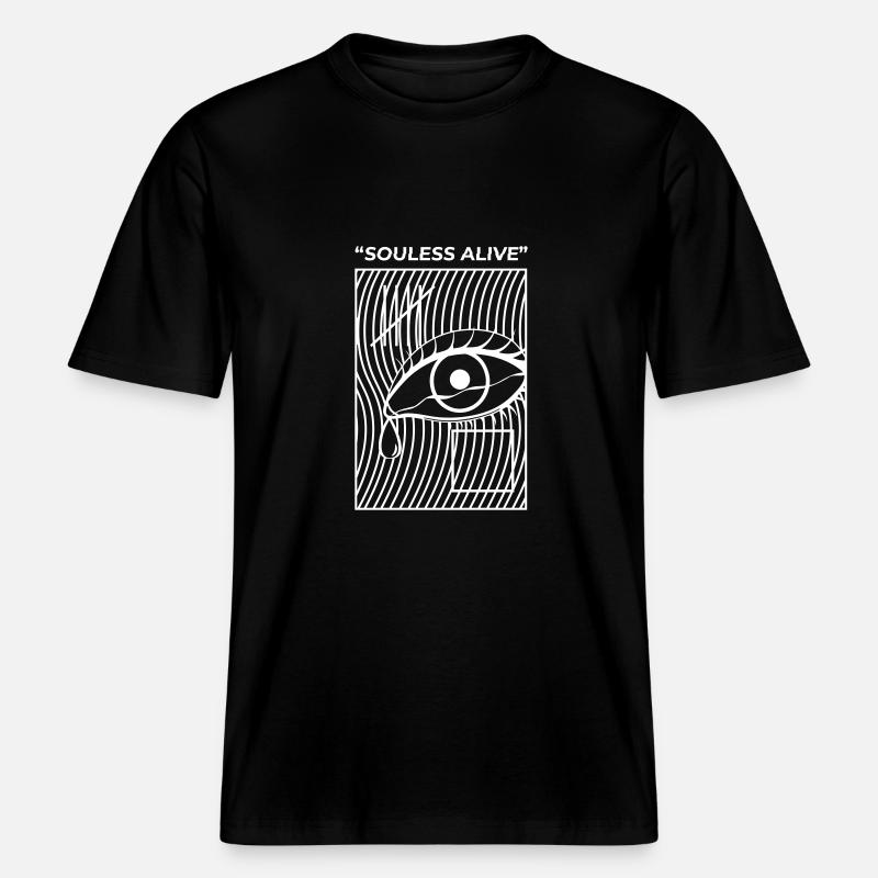 Souless Alive -  RELAXED FIT Unisex Organic T-Shirt - black