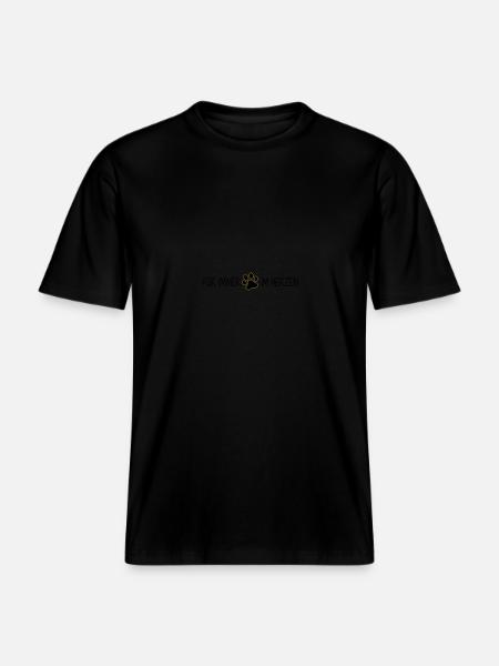 Forever in the heart - RELAXED FIT Unisex Organic T-Shirt - black