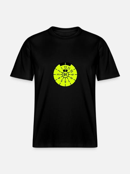 TÜV 1984 - RELAXED FIT Unisex Organic T-Shirt - black