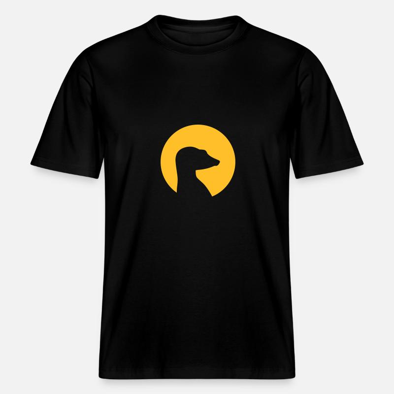 Erdmännchen -  RELAXED FIT Unisex Organic T-Shirt - Schwarz