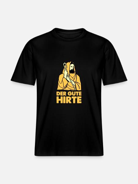 Jesus Shepherd -  RELAXED FIT Unisex Organic T-Shirt - black