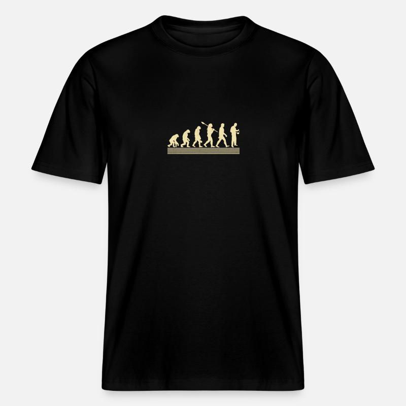 Cooking evolution - RELAXED FIT Unisex Organic T-Shirt - black