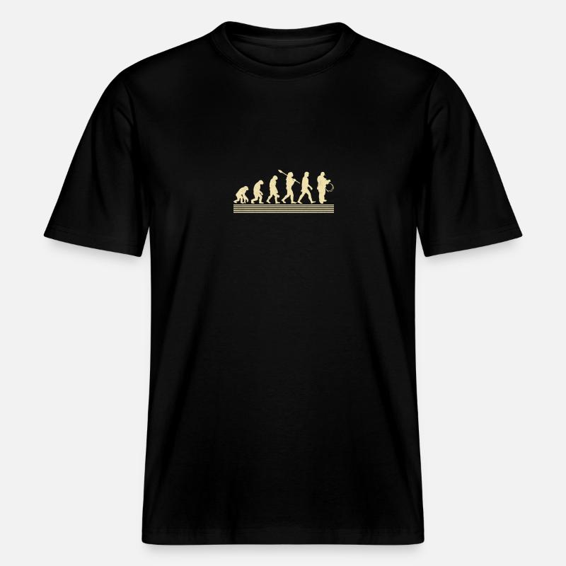 Évolution de l’électricien -  T-shirt unisexe RELAXED FIT en coton bio - noir