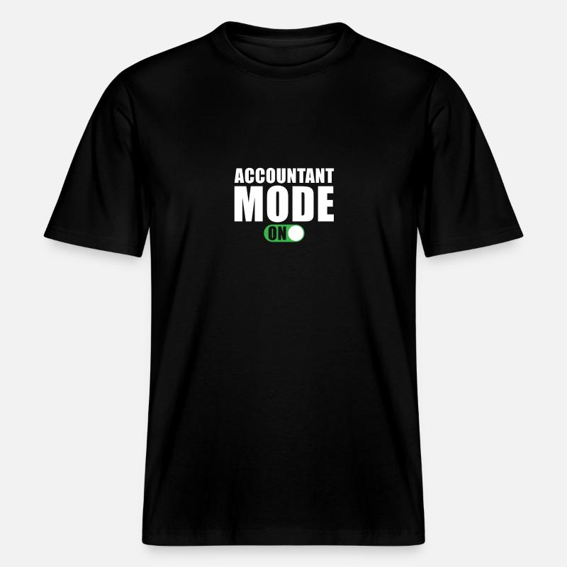 Mode comptable activé -  T-shirt unisexe RELAXED FIT en coton bio - noir