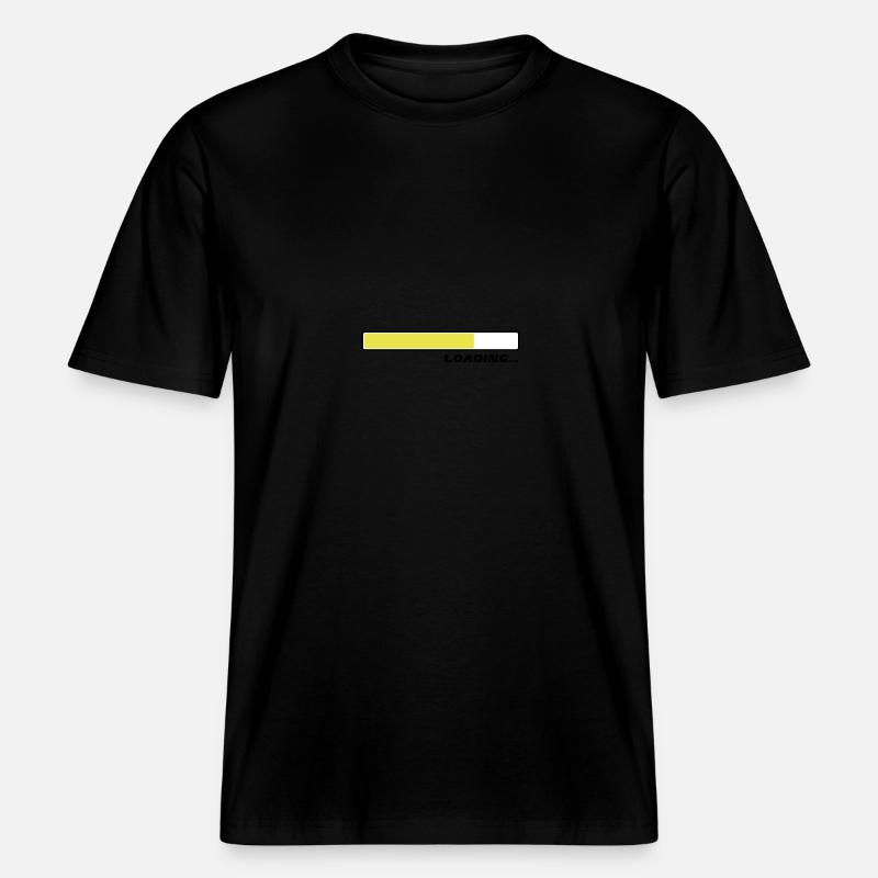 Loading... Ladebalken Status 3c -  RELAXED FIT Unisex Organic T-Shirt - Schwarz