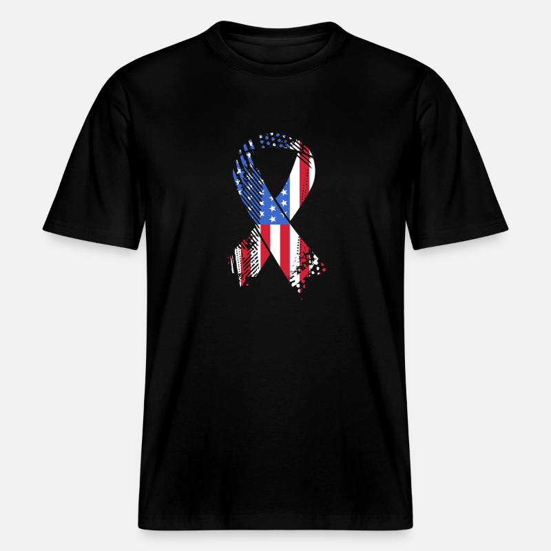 Multiple Sclerosis MS -  RELAXED FIT Unisex Organic T-Shirt - black