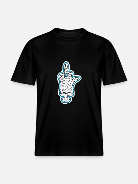 Ring - RELAXED FIT Unisex Organic T-Shirt - Schwarz