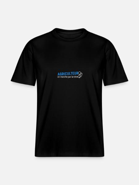 Farmer Farmer - RELAXED FIT Unisex Organic T-Shirt - black