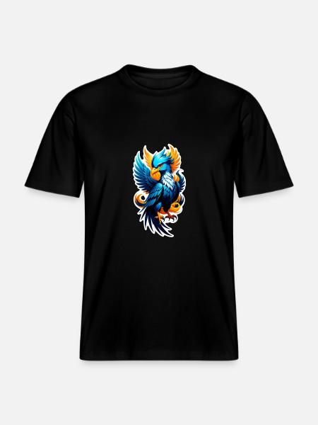 Phenix - Phoenix - Firebird -  RELAXED FIT Unisex Organic T-Shirt - black