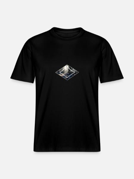 Waldische Waelder im Wald - RELAXED FIT Unisex Organic T-Shirt - Schwarz
