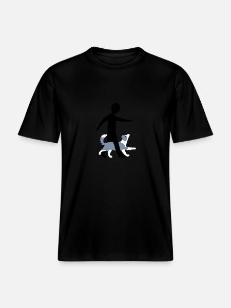 Dog Dancing 3-5 -  RELAXED FIT Unisex Organic T-Shirt - Schwarz