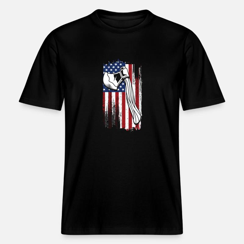 Axt -  RELAXED FIT Unisex Organic T-Shirt - Schwarz