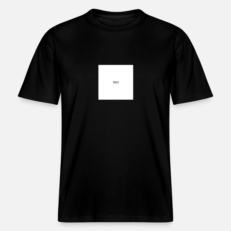 espace -  T-shirt unisexe RELAXED FIT en coton bio - noir