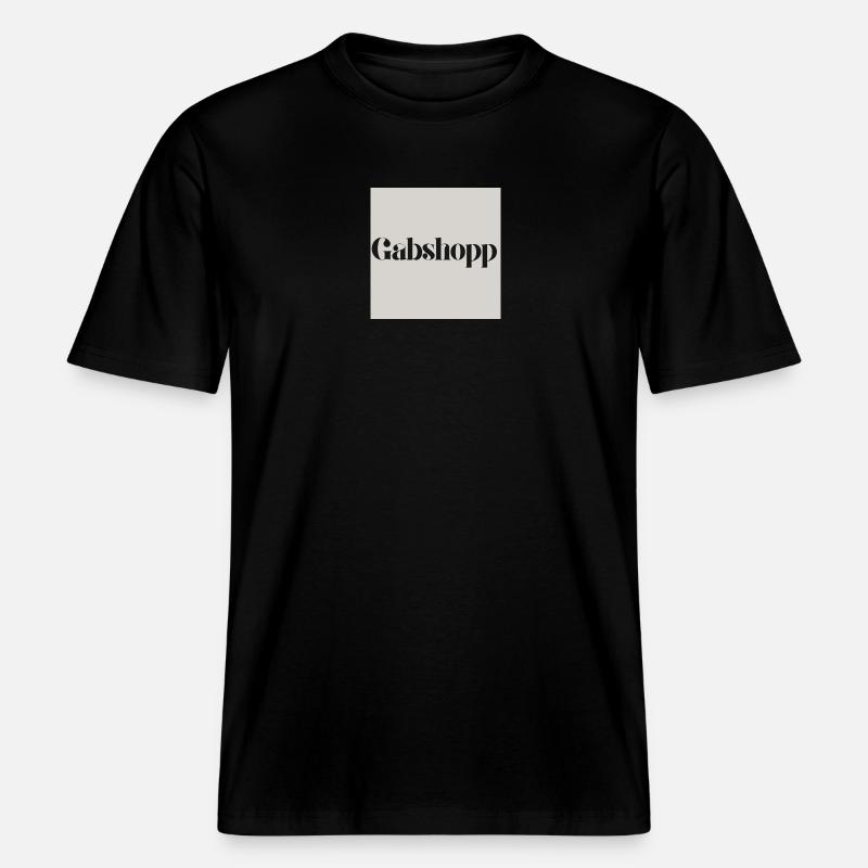 logo -  RELAXED FIT Unisex Organic T-Shirt - black