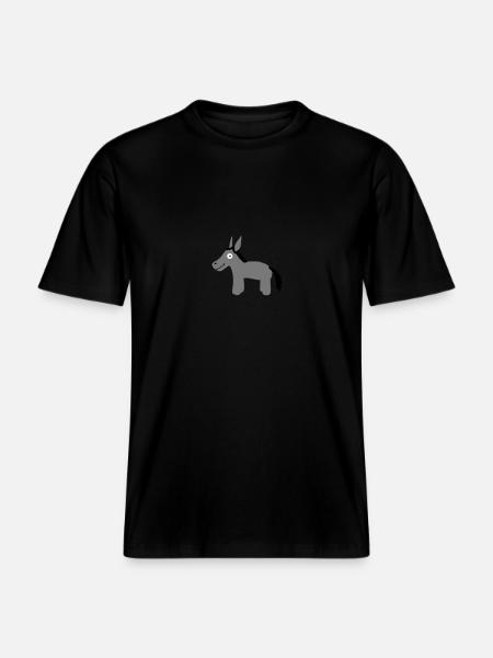 Donkey - RELAXED FIT Unisex Organic T-Shirt - black