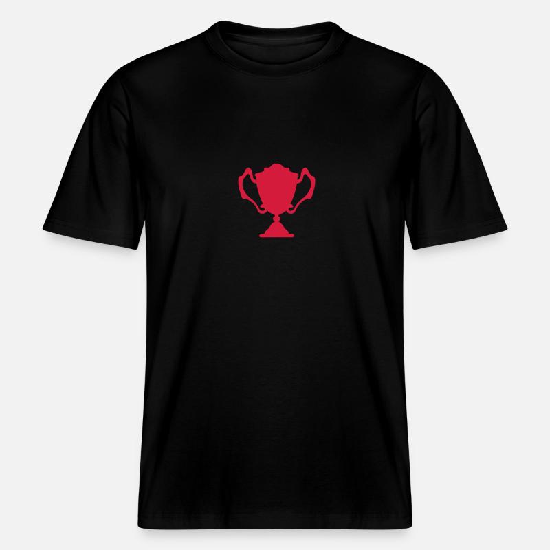 Cup-Trophäe Trophäe Trophäe Sport3 -  RELAXED FIT Unisex Organic T-Shirt - Schwarz