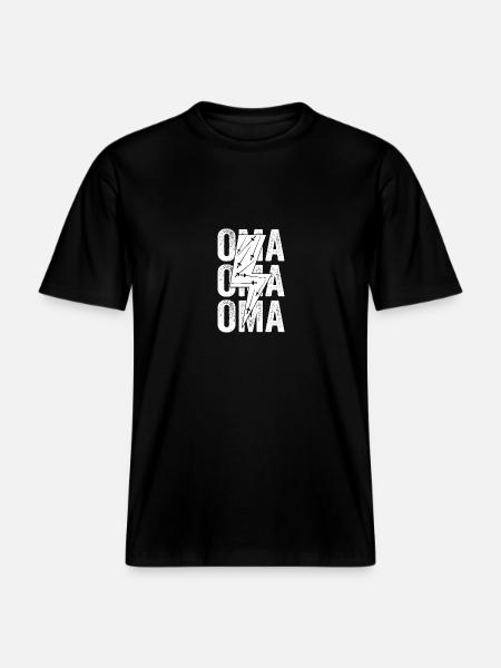 Fencing Grandma Fencing -  RELAXED FIT Unisex Organic T-Shirt - black