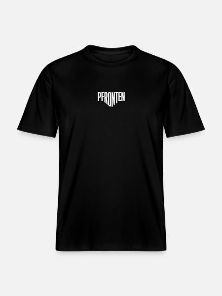Pfronten Schriftzug - RELAXED FIT Unisex Organic T-Shirt - Schwarz